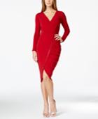 Rachel Rachel Roy Faux-wrap Zip-front Dress