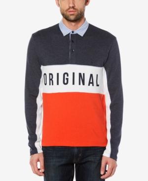 Original Penguin Men's Colorblocked Rugby Polo