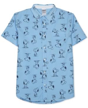 Peanuts Snoopy Print Short-sleeve Shirt, By Jem