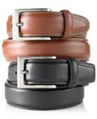 Perry Ellis Full-grain Leather Belt