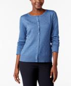 Karen Scott Studded Cardigan, Only At Macy's