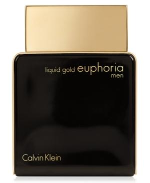 Calvin Klein Euphoria For Men Liquid Gold Eau De Parfum Spray, 3.4 Oz, Created For Macy's