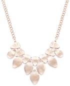Inc International Concepts Rose Gold-tone Pebble Statement Necklace, Only At Macy's
