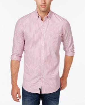 Club Room Men's Stripe Long-sleeve Shirt, Only At Macy's