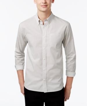 Wht Space Men's Micro Dot Print Shirt