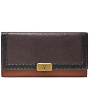 Fossil Emerson Colorblock Flap Wallet