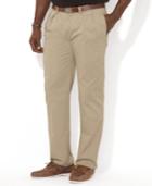Polo Ralph Lauren Men's Big And Tall Pants, Ethan Classic-fit Pleated Chino Pants