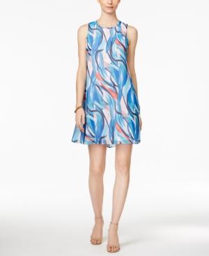 Nine West Painted Trapeze Dress