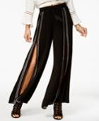 American Rag Juniors' Printed Split-leg Pants, Created For Macy's