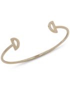 Dkny Gold-tone Open Cuff Bracelet, Created For Macy's