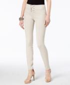 I.n.c. Lace-up Skinny Pants, Created For Macy's