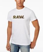 G-star Raw Men's Camouflage Logo Cotton T-shirt