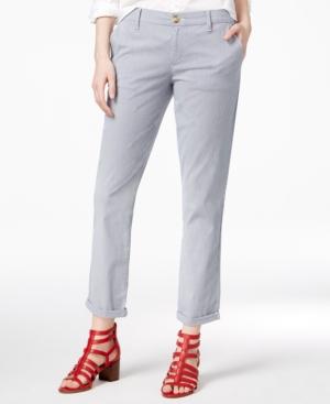 Tommy Hilfiger Hampton Pinstripe Chino Pants, Only At Macy's