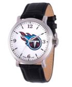 Gametime Nfl Tennessee Titans Men's Shiny Silver Vintage Alloy Watch