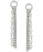 Inc International Concepts Silver-tone Freshwater Pearl Fringe Drop Earrings, Only At Macy's