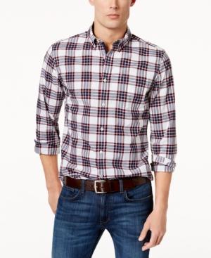 Tommy Hilfiger Men's Custom-fit Plaid Shirt