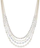 Inc International Concepts Gold-tone Multi-stone And Crystal Layer Necklace, Only At Macy's