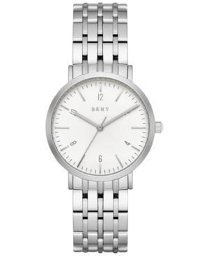 Dkny Women's Minetta Stainless Steel Bracelet Watch 36mm, Created For Macy's