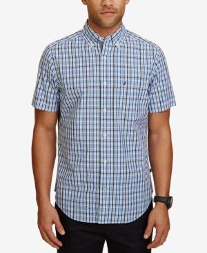 Nautica Men's Classic-fit Maritime Plaid Cotton Shirt