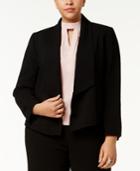 Nine West Plus Size Shawl-collar Blazer