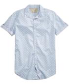 Calvin Klein Jeans Men's Geo-print Chambray Shirt