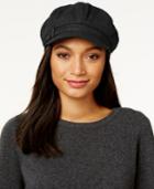 Nine West Croco-buckle Newsboy Cap