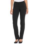 Jm Collection Petite Slim-fit Ponte Pants, Only At Macy's