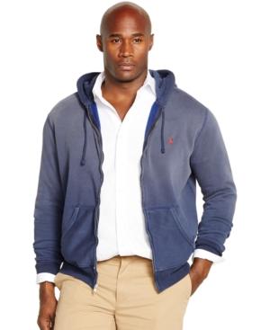 Polo Ralph Lauren Big And Tall Full-zip Fleece Hoodie