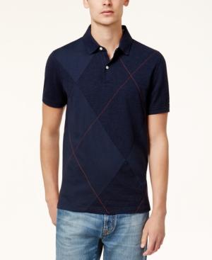 Tommy Hilfiger Men's Atticus Argyle Custom-fit Polo