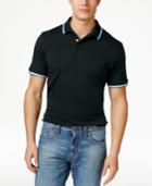 Club Room Men's Interlock Tipped Polo, Only At Macy's