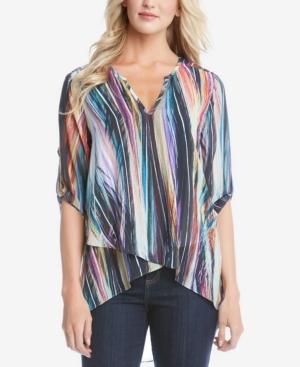 Karen Kane High-low Wrap Top