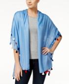 Inc International Concepts Tassel Wrap & Scarf & Cover-up In One, Created For Macy's