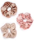 I.n.c. 3-pk. Blush Scrunchies, Created For Macy's