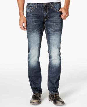 Inc International Concepts Men's Hunnam Relaxed-fit Dark Wash Jeans, Only At Macy's