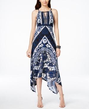 Inc International Concepts Handkerchief-hem Maxi Dress, Only At Macy's