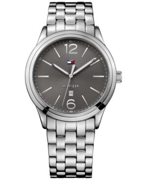 Tommy Hilfiger Men's Table Silver-tone Bracelet Watch 42mm 1791283