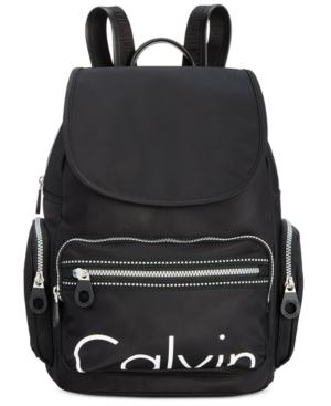 Calvin Klein Nylon Logo Backpack