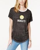 Freeze 24-7 Juniors' Monday Emoji Graphic T-shirt