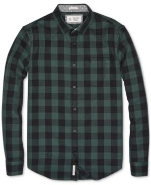 Original Penguin Men's Long Sleeve Check Slim-fit Shirt