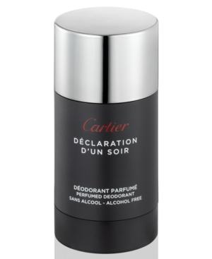 Cartier Declaration D'un Soir Deodorant Stick, 2.5 Oz