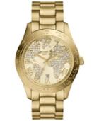 Michael Kors Women's Layton Gold-tone Stainless Steel Bracelet Watch 44mm Mk5959
