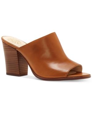 Vince Camuto Anabi Peep-toe Mules Women's Shoes