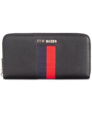Steve Madden Natalie Webstripe Zip-around Wallet