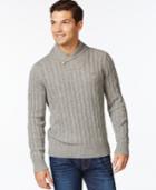 Tommy Hilfiger Intercontinental Shawl Sweater, A Macy's Exclusive