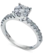 Bouquet By Effy Diamond Ring In 14k White Gold (3/4 Ct. T.w.)