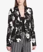 Calvin Klein Printed Shawl-collar Blazer