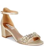 Badgley Mischka Tamara Block-heel Evening Sandals Women's Shoes