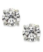 Inc International Concepts Silver-tone Round Cubic Zirconia Stud Earrings (4 Ct. T.w.)