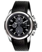 Citizen Watch, Men's Chronograph Drive From Citizen Eco-drive Black Rubber Strap 45mm Ca0420-07e