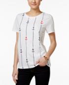 Tommy Hilfiger Short-sleeve Anchor-print T-shirt